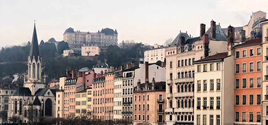 Photo du vieux quartier de Lyon