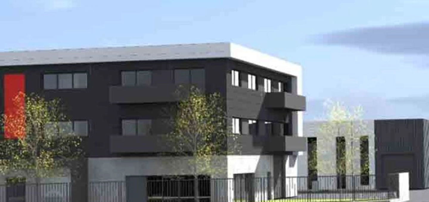 Vue de la façade du parc Sathonay