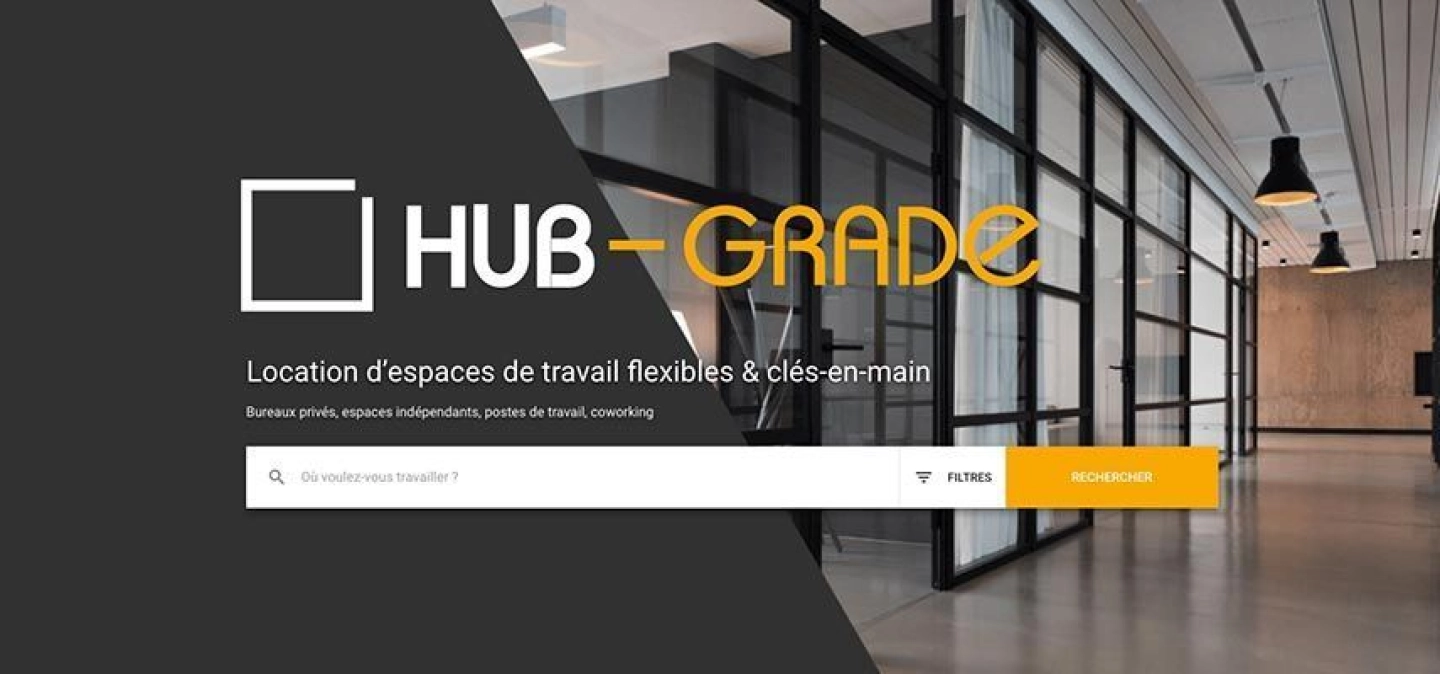 Page d'accueil du site Hub-Grade