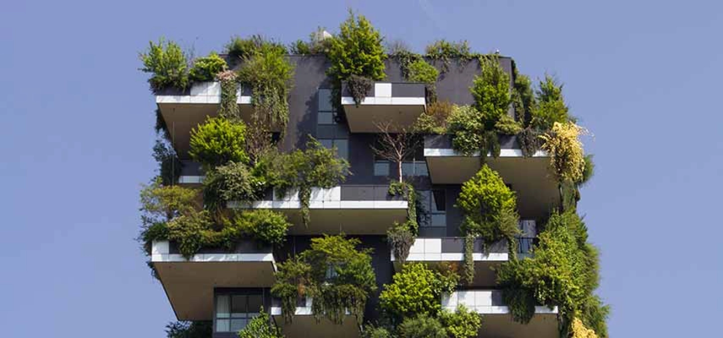 Façade d'un immeuble de bureaux à Lyon