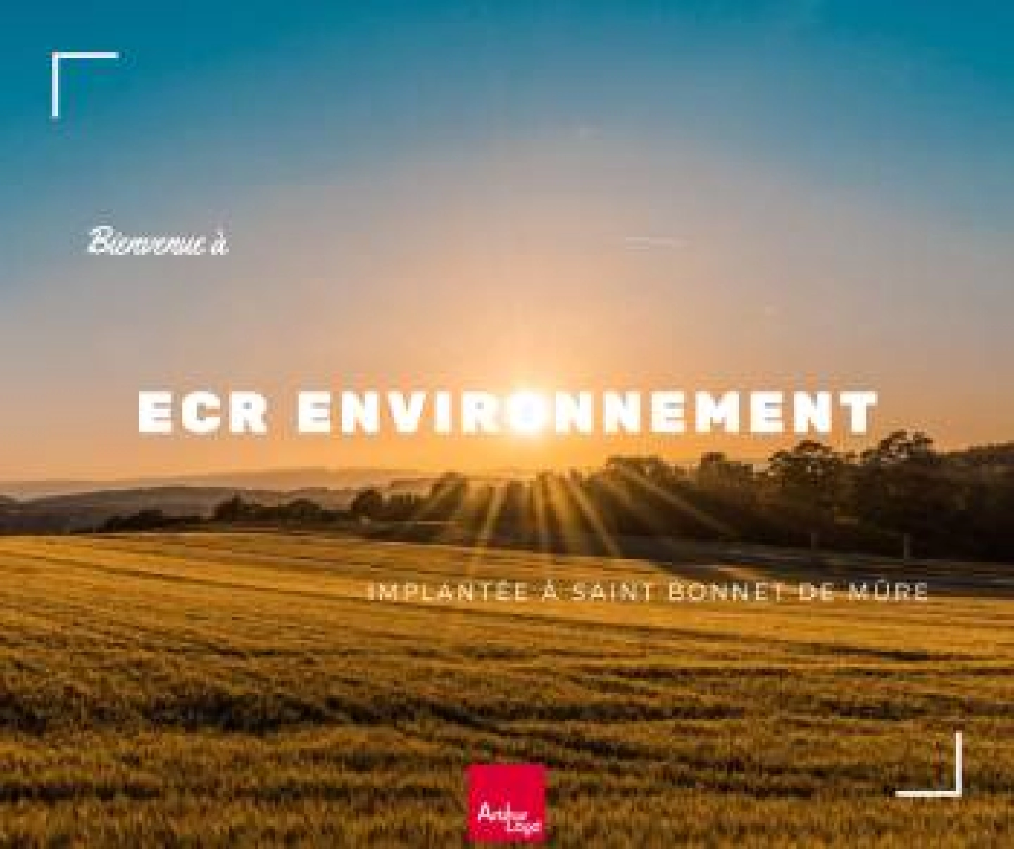 Visuel de l'implantation de la société ECR Environnement à Saint Bonnet de Mure.