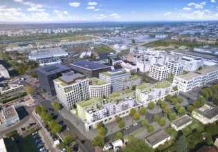 Vue aérienne Carré de Soie
