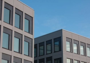Un immeuble moderne à Lyon